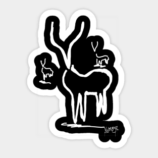 Hello my deer Sticker